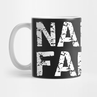 Nah fam london slang phrase white design Mug